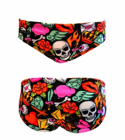 Special Made Turbo Waterpolo broek LUCKY DEATH 