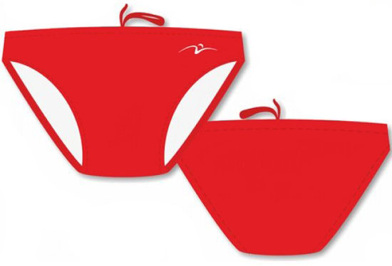 Waterfly waterpolobroek rood FR65-D1-XXS