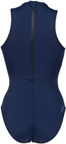 Arena W Team Swimsuit Waterpolo Solid navy-white 34
