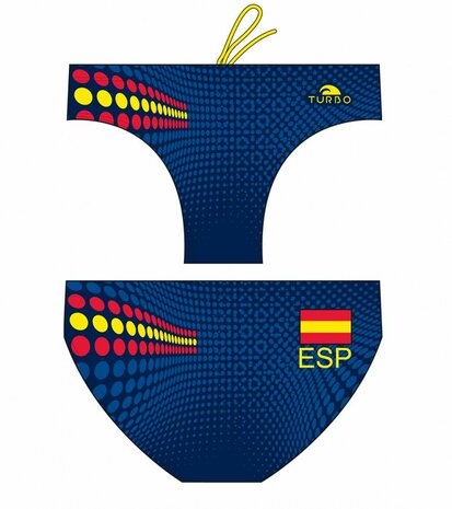 Special Made Turbo Waterpolo broek SPAIN 2016 Blue 