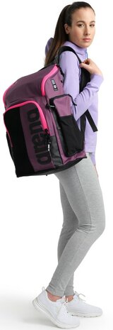 Arena zwemtas Spiky III Backpack 45 plum-neonpink 2