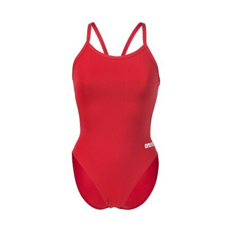 Arena W Team Swimsuit Challenge Solid red-white 34
