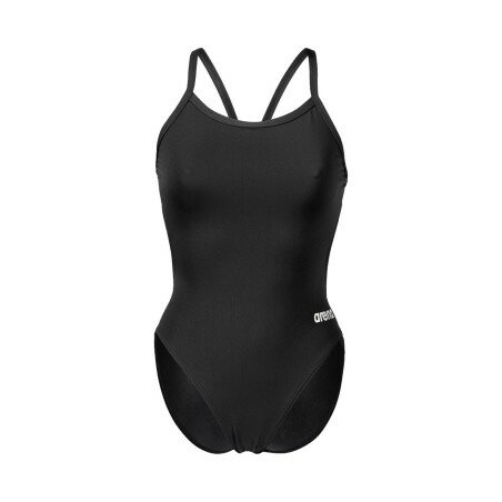 Arena W Team Swimsuit Challenge Solid black-white 38