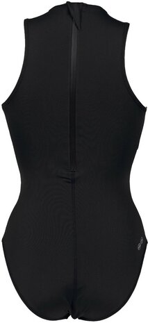 Arena W Team Swimsuit Waterpolo Solid black-white 44