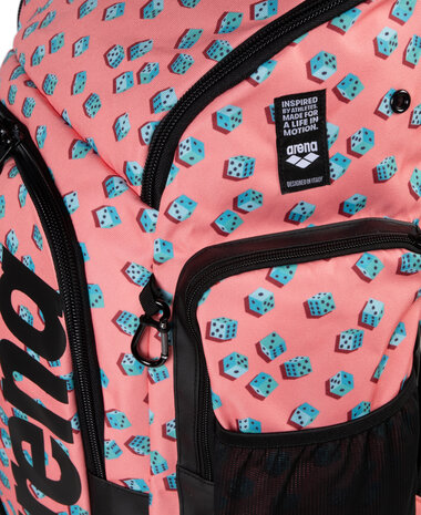 Arena Spiky III Backpack 45 Allover dices 9