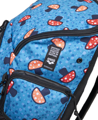 Arena Spiky III Backpack 45 Allover mushrooms zoom2