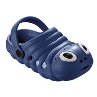 BECO Kinder Clog met gezichtje, EVA, donker blauw, maat 23