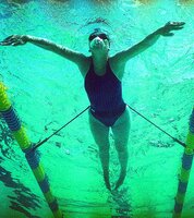 Turbo Strechcordz S-121 stationary swim trainer