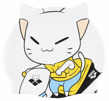 Arena Friends Kids Silicone Cap white-yellow