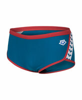 Arena M Icons Swim Low Waist Short Solid blue-cosmo-red 90