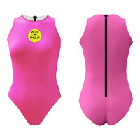 *populair* special made Turbo Waterpolo badpak basic pink (levertijd 6 tot 8 weken)