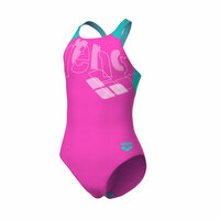 Arena G Tales Swimsuit V Back shocking-pink/water 10-11