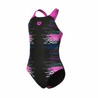 Arena G Rhythm Swimsuit V Back L black black-shocking pink 14-15