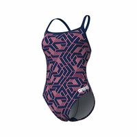 Arena W Escape Swimsuit Challenge Back navy/red/white/blue 32