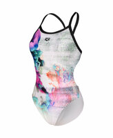 Arena W Airbrush Swimsuit Challenge Back black-white-multi 38
