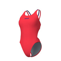 Arena W Swimsuit Tech Multi Solid bright-coral/plum 32