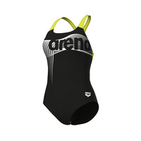 Arena W Wake Swimsuit Swim Pro Back black-soft green 38