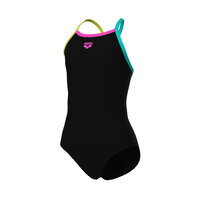 Arena G Swimsuit Lightdrop Solid black/soft-green/water/rose 8-9