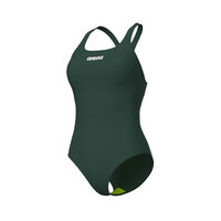 Arena W Swimsuit Swim Pro Solid Team dark-sage/artic-lime 44