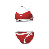 Arena W Icons Bikini Cross Back Solid red-white 32