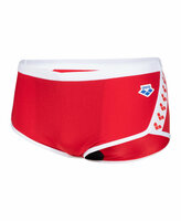 Arena M Icons Swim Low Waist Short Solid red-white 95