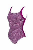 Arena W Clara U Back One Piece C-Cup grape-violet-multi 46
