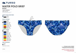 Turbo waterpolobroek ZV Onderdak + sponsor (voorbeeld 3)