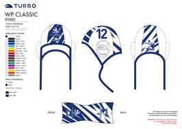 ZV Onderdak Turbo Waterpolocap set (26 stuks) classic Professional (print 2025)