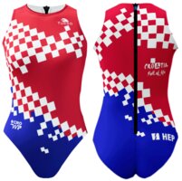 Blackfriday Deal! Turbo (Size XS) Waterpolo badpak Croatia pro team XS/D32/FR34 op=op