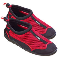 BECO Neopreen schoen beachwalker, zwart/rood, maat 36